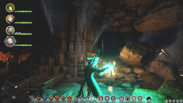 The tunnel in the first cave - Keeping the Darkspawn Down - Side quests - The Storm Coast - Dragon Age: Inquisition - Game Guide and Walkthrough
