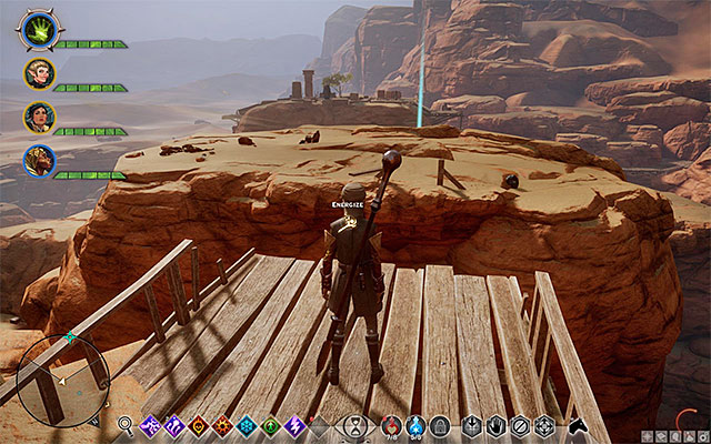 The fifteenth shard (M8,3p) is another one that is difficult to reach - Shards in the Oasis - Side quests - The Forbidden Oasis - Dragon Age: Inquisition - Game Guide and Walkthrough