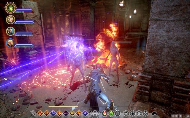 You encounter many enemies in the chambers - The Fire Captured - Side quests - The Forbidden Oasis - Dragon Age: Inquisition - Game Guide and Walkthrough