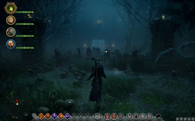 The undead in front of the castle entrance - Lost Souls - Side quests - The Fallow Mire - Dragon Age: Inquisition - Game Guide and Walkthrough