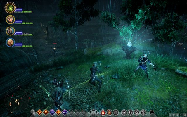 After you light a beacon, you will be attacked by demons - Beneath the Mire - Side quests - The Fallow Mire - Dragon Age: Inquisition - Game Guide and Walkthrough
