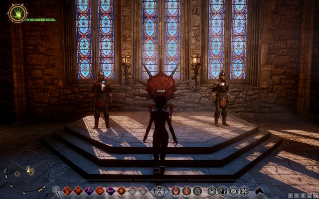 The throne that you judge from - Sit in Judgment - Side Quests - Skyhold - Dragon Age: Inquisition - Game Guide and Walkthrough