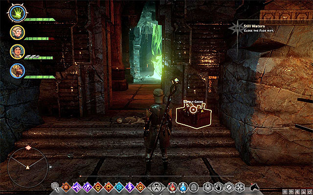 The entrance to the chamber with the rift - Still Waters - Side Quests - Crestwood - Dragon Age: Inquisition - Game Guide and Walkthrough