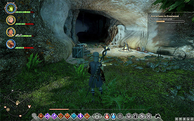 An example group of bandits - Weeding Out Bandits - Side Quests - Crestwood - Dragon Age: Inquisition - Game Guide and Walkthrough