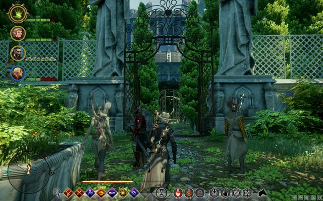The entrance to Villa Maurel - Corrupt General - Side Quests - Emerald Graves - Dragon Age: Inquisition - Game Guide and Walkthrough
