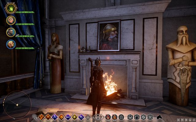 Another sketch is behind the painting in the bedroom on the upper floor (M21,1c) - Chateau dOnterre - Side Quests - Emerald Graves - Dragon Age: Inquisition - Game Guide and Walkthrough