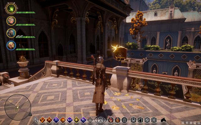 The reward on the balcony - Chateau dOnterre - Side Quests - Emerald Graves - Dragon Age: Inquisition - Game Guide and Walkthrough