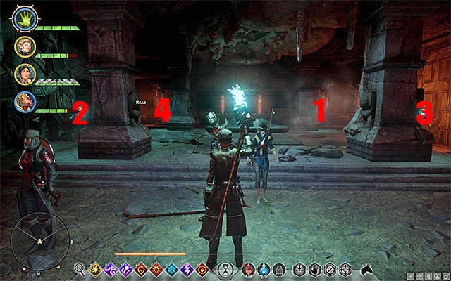 After some walking, you will reach the hall with Braziers in it - The Tomb of Fairel - Side quests - The Hissing Wastes - Dragon Age: Inquisition - Game Guide and Walkthrough