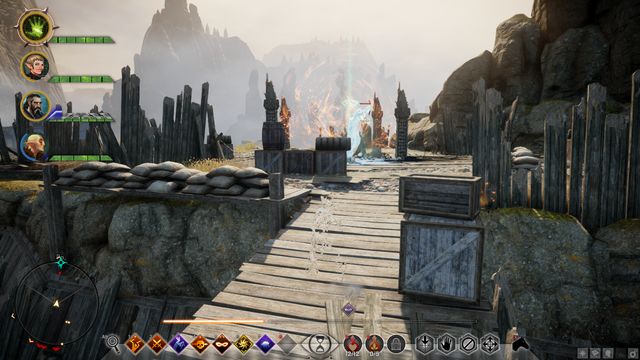 The first hole surrounded with a magic barrier - Calming Victory Rise - Side quests - Exalted Plains - Dragon Age: Inquisition - Game Guide and Walkthrough