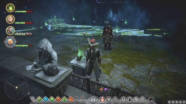 Stone platform in central room. - God of Secrets - Side quests - Lost Temple of Dirthamen - Dragon Age: Inquisition - Game Guide and Walkthrough
