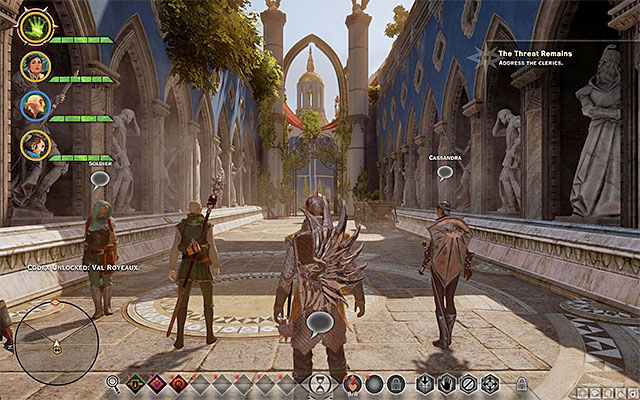 You visit Val Royeaux during one of the main quests, but it is a good idea to return here later into the game - Preliminary information - Val Royeaux - Dragon Age: Inquisition - Game Guide and Walkthrough