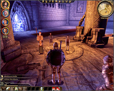 This lowest level of the tower is being occupied by several friendly mages (M33, 3) and a woman who goes by the name of Wynne will be among them (you've already had a chance to meet her in [Ostagar]) - Broken circle - Main quests - Dragon Age: Origins - Game Guide and Walkthrough