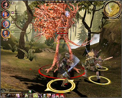 You can also comply to Hermit's wish (M43, 4), because during the initial conversation you'll find out that he wants you to kill the Grand Oak for him - Nature of the beast - Main quests - Dragon Age: Origins - Game Guide and Walkthrough