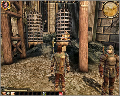 Description: A hungry deserter is being held in a cage (M25, 10) and the best moment to talk to him would be after fulfilling both quests for Duncan but before venturing to the Ishal tower - Ostagar - Hungry deserter - Ostagar - Dragon Age: Origins - Game Guide and Walkthrough
