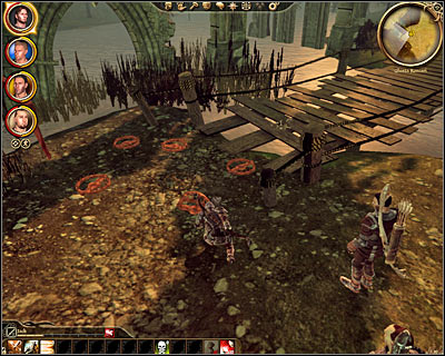 If you have a person in your team capable of disarming the traps you should spend some time doing that - Ostagar - The Grey Wardens cache - Ostagar - Dragon Age: Origins - Game Guide and Walkthrough