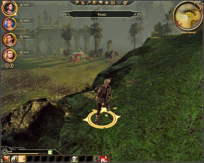 You'll now have to proceed to the ruins found in the western area of the swamps (M22, 2) - Korcari wilds - Last will and testament - Korcari wilds - Dragon Age: Origins - Game Guide and Walkthrough