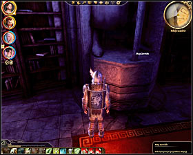 Step 3: Click on a portal of summoning the First - The Circle tower - Summoning sciences - The Circle tower - Dragon Age: Origins - Game Guide and Walkthrough