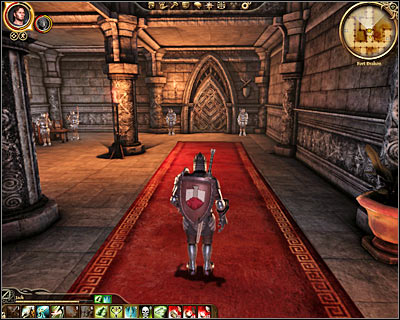 You may now proceed towards the door leading to the large northern room - Denerim - Captured! - Denerim - Dragon Age: Origins - Game Guide and Walkthrough