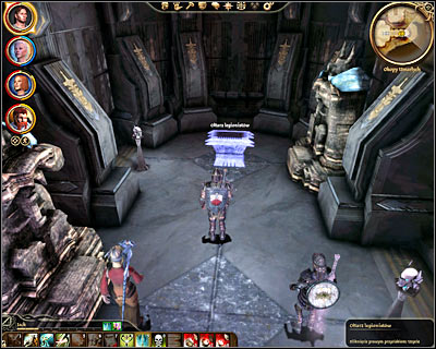 Once you're inside a new room ignore all the ghosts seen nearby and instead examine two objects - Legionnaire's relic and Legionnaire's altar (M58, 13) - Orzammar - Paragon of her kind - Orzammar - Dragon Age: Origins - Game Guide and Walkthrough