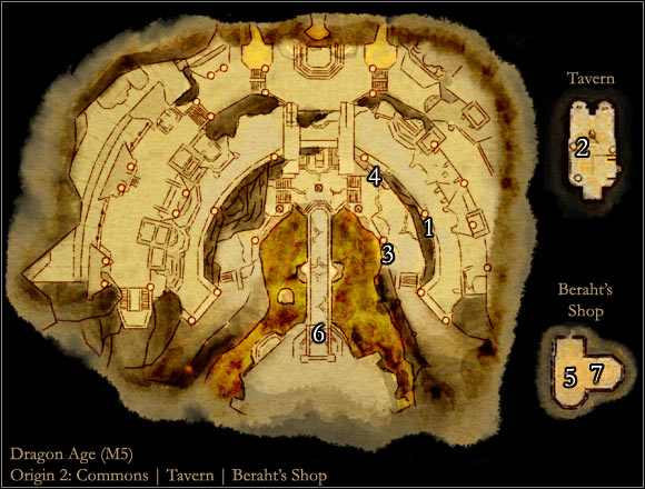 1 - Map M5: Commons - Maps - Dragon Age: Origins - Game Guide and Walkthrough