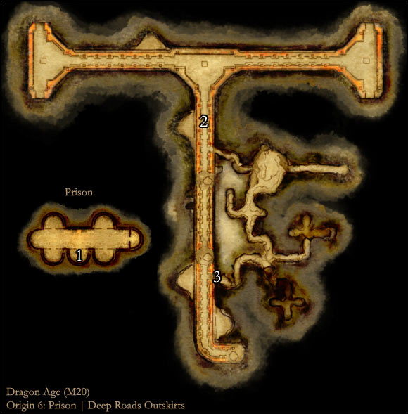 1 - Map M19: Ruined Thaig - Maps - Dragon Age: Origins - Game Guide and Walkthrough
