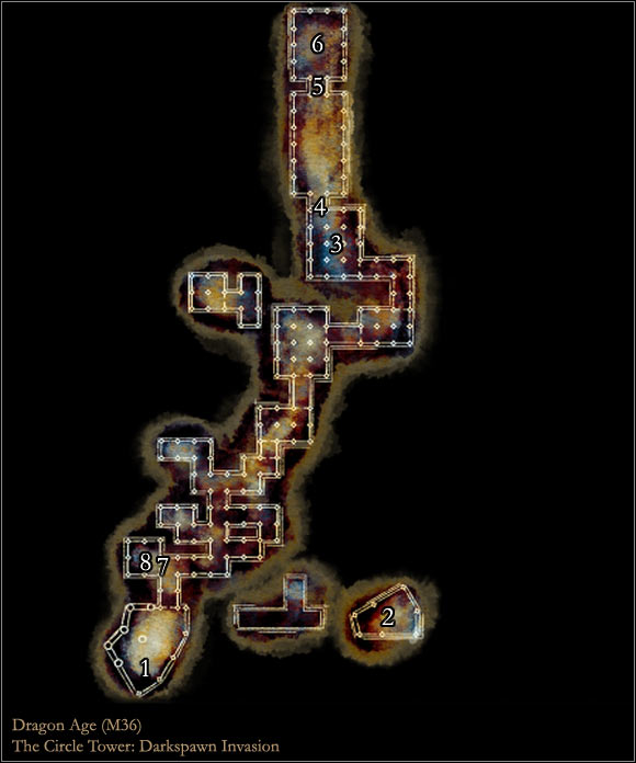 1 - Map M36: Darkspawn Invasion - Maps - Dragon Age: Origins - Game Guide and Walkthrough