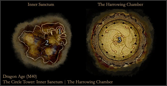 1 - Map M40: Inner Sanctum - Maps - Dragon Age: Origins - Game Guide and Walkthrough