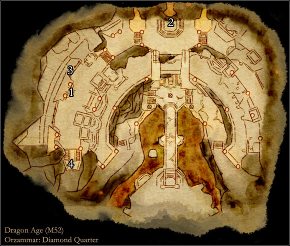 1 - Map M52: Diamond Quarter - Maps - Dragon Age: Origins - Game Guide and Walkthrough