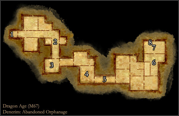 1 - Map M67: Abandoned Orphanage - Maps - Dragon Age: Origins - Game Guide and Walkthrough