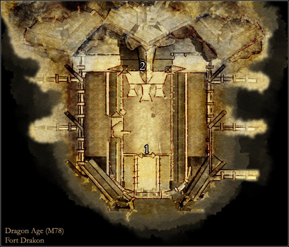 1 - Map M78: Fort Drakon - Maps - Dragon Age: Origins - Game Guide and Walkthrough