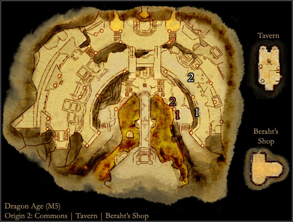 2 - World Atlas - Maps - Main areas - Origin 2: Dwarf commoner - World Atlas - Maps - Main areas - Dragon Age: Origins - Game Guide and Walkthrough