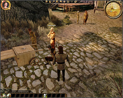 - During your time spent in [Denerim - Elven alienage] and prior to starting the wedding ceremony you can talk to Nessa's father (M8, 3) - World Atlas - Maps - Main areas - Origin 3: City elf - World Atlas - Maps - Main areas - Dragon Age: Origins - Game Guide and Walkthrough