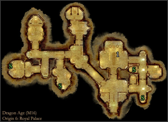 1 - World Atlas - Maps - Main areas - Origin 6: Dwarf noble - World Atlas - Maps - Main areas - Dragon Age: Origins - Game Guide and Walkthrough