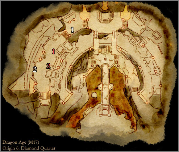 2 - World Atlas - Maps - Main areas - Origin 6: Dwarf noble - World Atlas - Maps - Main areas - Dragon Age: Origins - Game Guide and Walkthrough