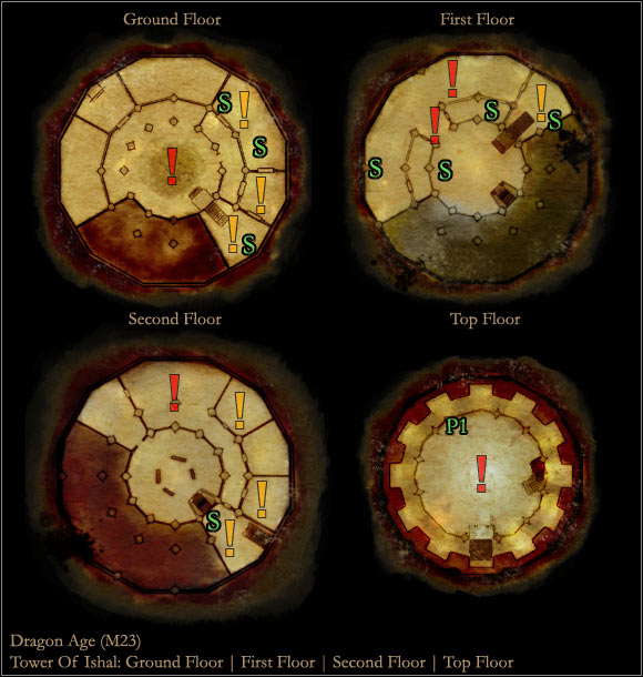 3 - World Atlas - Maps - Main areas - Ostagar and Korcari wilds - World Atlas - Maps - Main areas - Dragon Age: Origins - Game Guide and Walkthrough