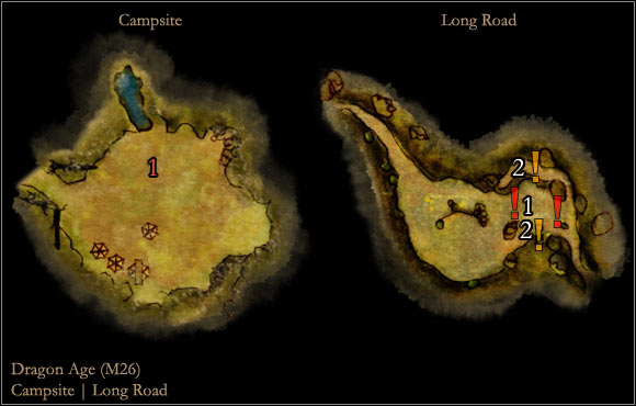 AREAS OF INTEREST - World Atlas - Maps - Main areas - Campsite / Game world - World Atlas - Maps - Main areas - Dragon Age: Origins - Game Guide and Walkthrough