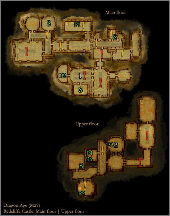 3 - World Atlas - Maps - Main areas - Redcliffe - World Atlas - Maps - Main areas - Dragon Age: Origins - Game Guide and Walkthrough