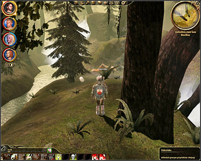 - After you've successfully secured most of the areas in [Brecilian forest - Western path] you can decide to check a small road located behind the Grand Oak and eventually you would come across a small campfire (M42, 1) - World Atlas - Maps - Main areas - Brecilian forest - World Atlas - Maps - Main areas - Dragon Age: Origins - Game Guide and Walkthrough