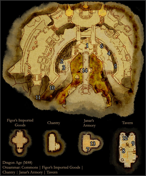 2 - World Atlas - Maps - Main areas - Orzammar - World Atlas - Maps - Main areas - Dragon Age: Origins - Game Guide and Walkthrough