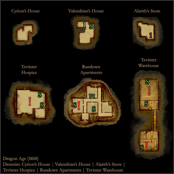 5 - World Atlas - Maps - Main areas - Denerim - World Atlas - Maps - Main areas - Dragon Age: Origins - Game Guide and Walkthrough