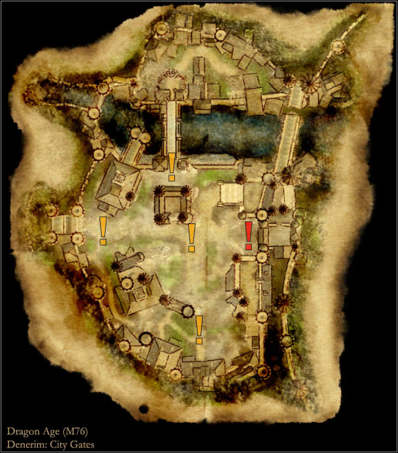 12 - World Atlas - Maps - Main areas - Denerim - World Atlas - Maps - Main areas - Dragon Age: Origins - Game Guide and Walkthrough