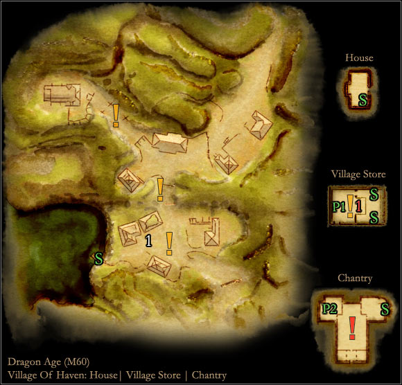 1 - World Atlas - Maps - Main areas - Ruined temple - World Atlas - Maps - Main areas - Dragon Age: Origins - Game Guide and Walkthrough