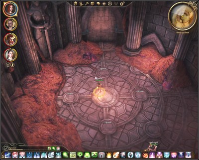 You have to put 4 crystals to the tower to activate it. - Walkthrough - Lair of the Mother - Side Quests - Dragon Age: Origins - Awakening - Game Guide and Walkthrough