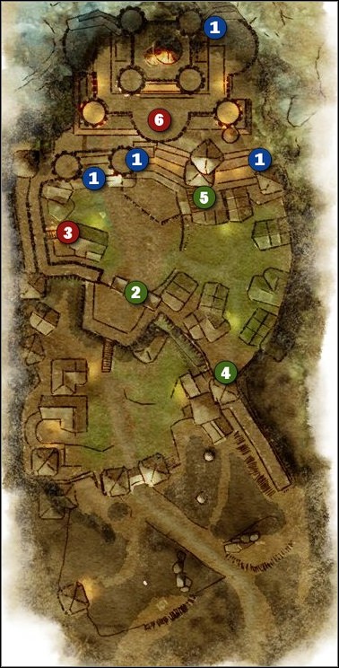 1 - M1 Vigils Keep (during the defense) - Maps - Dragon Age: Origins - Awakening - Game Guide and Walkthrough