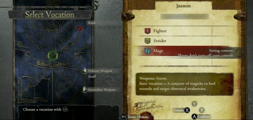Fighter is a warrior, Strider is a combination of an archer and an assassin, while Mage can cast spells - Newly Arisen - Act I - Dragons Dogma - Game Guide and Walkthrough
