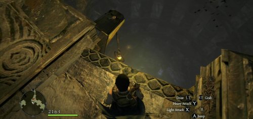 You need to go all the way to the bottom - Lure of the Abyss - Act I - Dragons Dogma - Game Guide and Walkthrough
