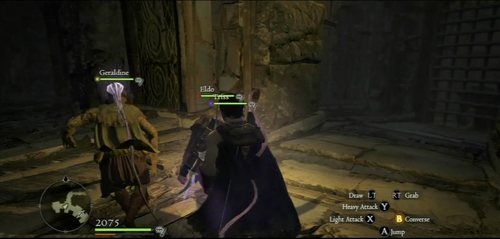 Go into another sideway corridor before another gate blocking the way - Lure of the Abyss - Act I - Dragons Dogma - Game Guide and Walkthrough