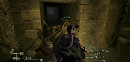 Exit using the narrow corridor leading to the main chamber - Lure of the Abyss - Act I - Dragons Dogma - Game Guide and Walkthrough