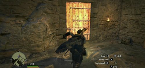 In the Station Room, go through the prison door and get rid of the Goblins - A Fortress Besieged - Act II - Dragons Dogma - Game Guide and Walkthrough