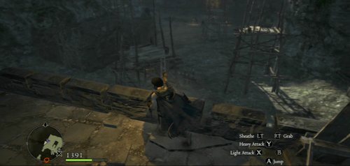 Once you've cleared the way, climb down and go the ruins on the left - Station Room (halfway through the courtyard) - A Fortress Besieged - Act II - Dragons Dogma - Game Guide and Walkthrough